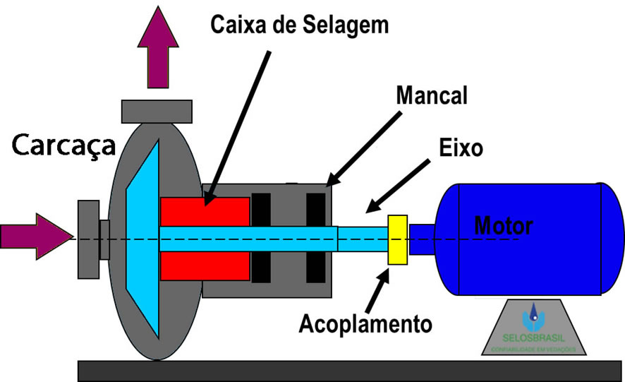 Figura 01: Representação de uma bomba centrifuga